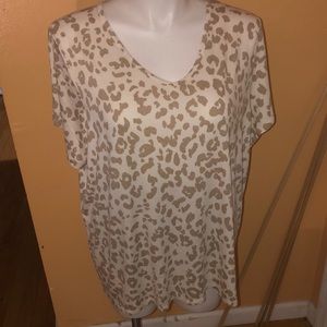 Old navy animal print blouse